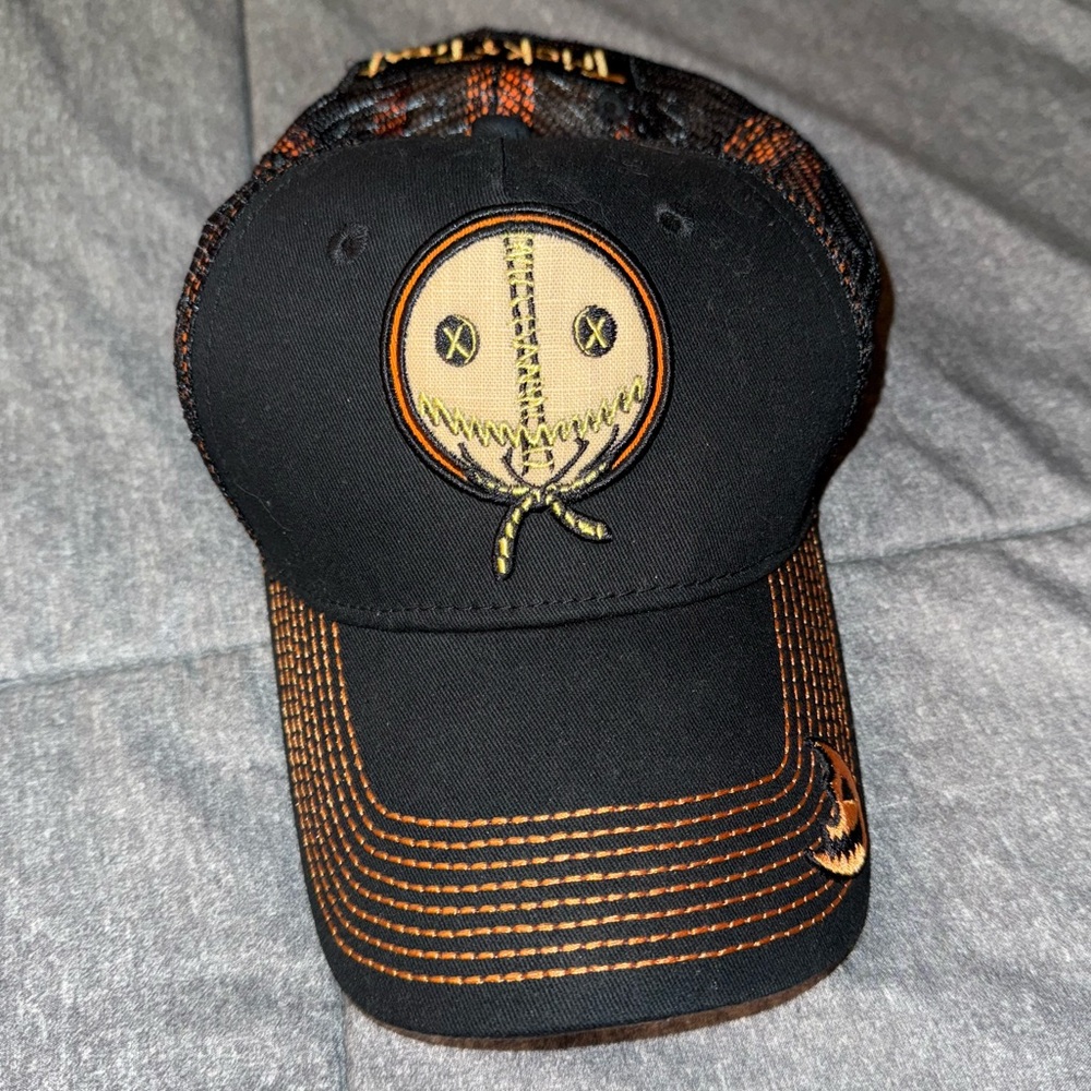 Black and Orange Trick ‘r Treat Embroidered Cap